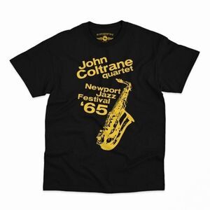 John Coltrane - John Coltrane at Newport Jazz Festival - Heavy Cotton T-Shirt -